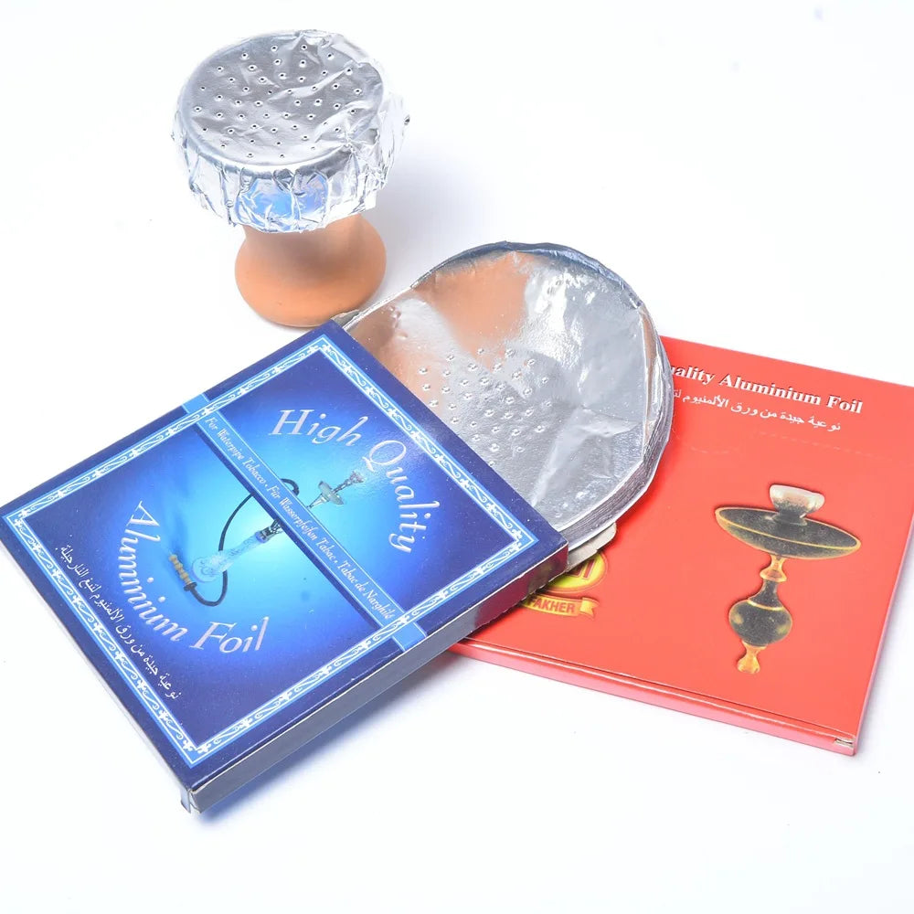 Hookah Foil 50pcs - Pre-Perforated 12x12cm