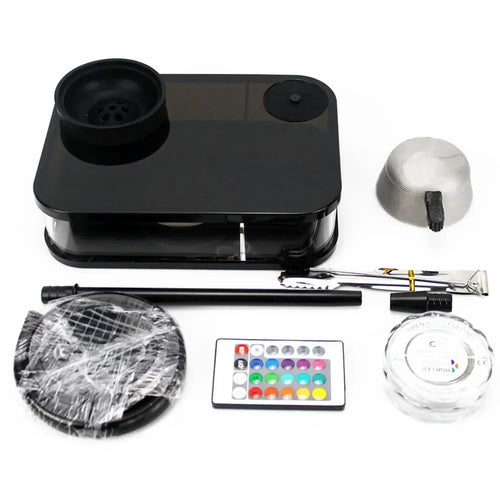 Acrylic LED Hookah Set - Box Style