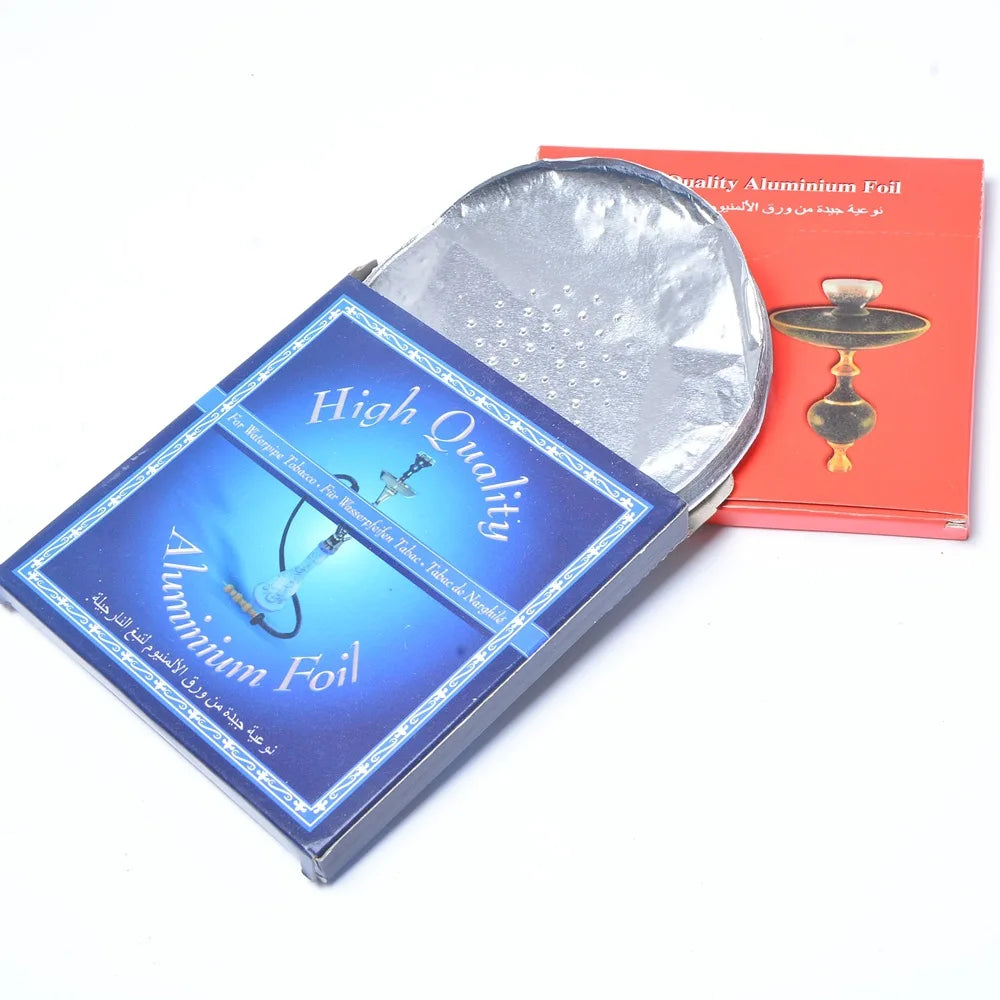 Hookah Foil 50pcs - Pre-Perforated 12x12cm