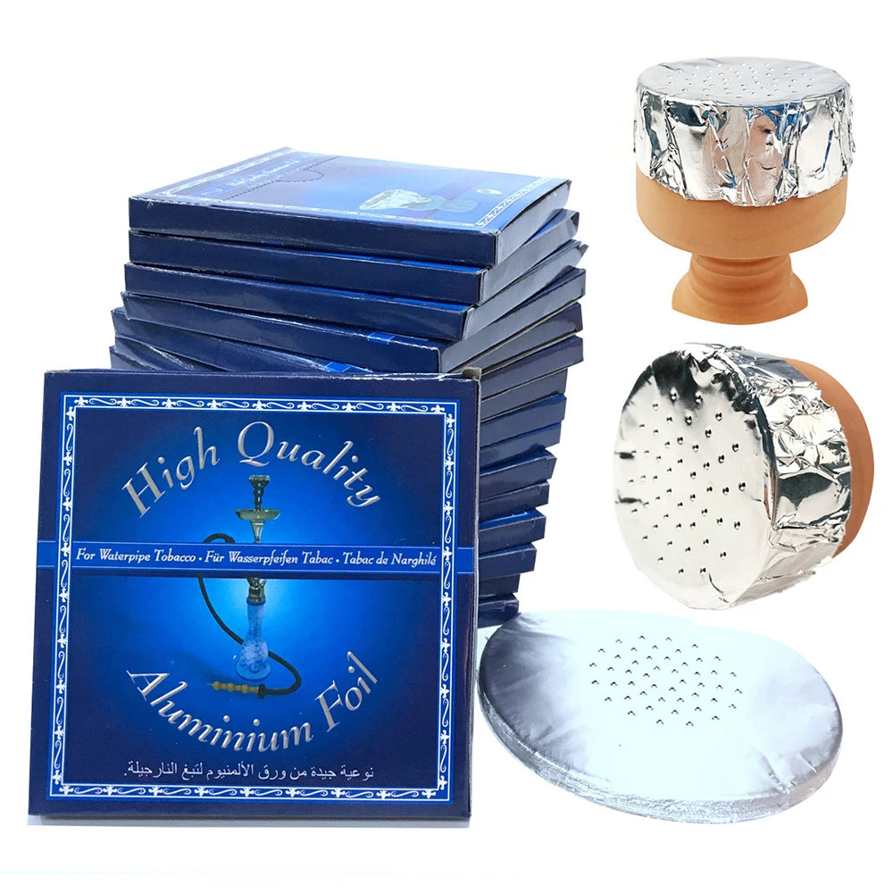 Hookah Foil 50pcs - Pre-Perforated 12x12cm